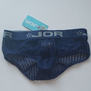 Jor large onix see through mesh brief